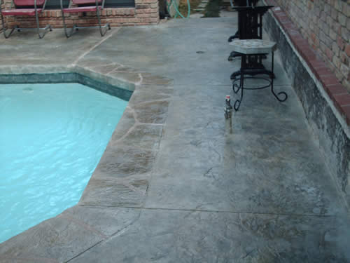 stamped overlay