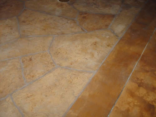 thin stamped overlay 