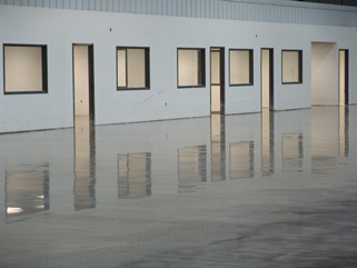 polished concrete flooring